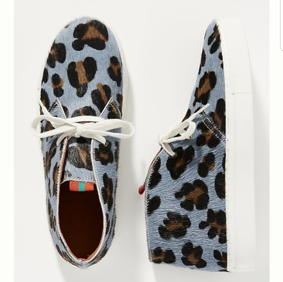 Penelope Chilvers Shoes - Penelope Chilvers HighTop Sneakers leopard blue 38